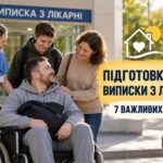 Підготовка до виписки з лікарні після важкої травми